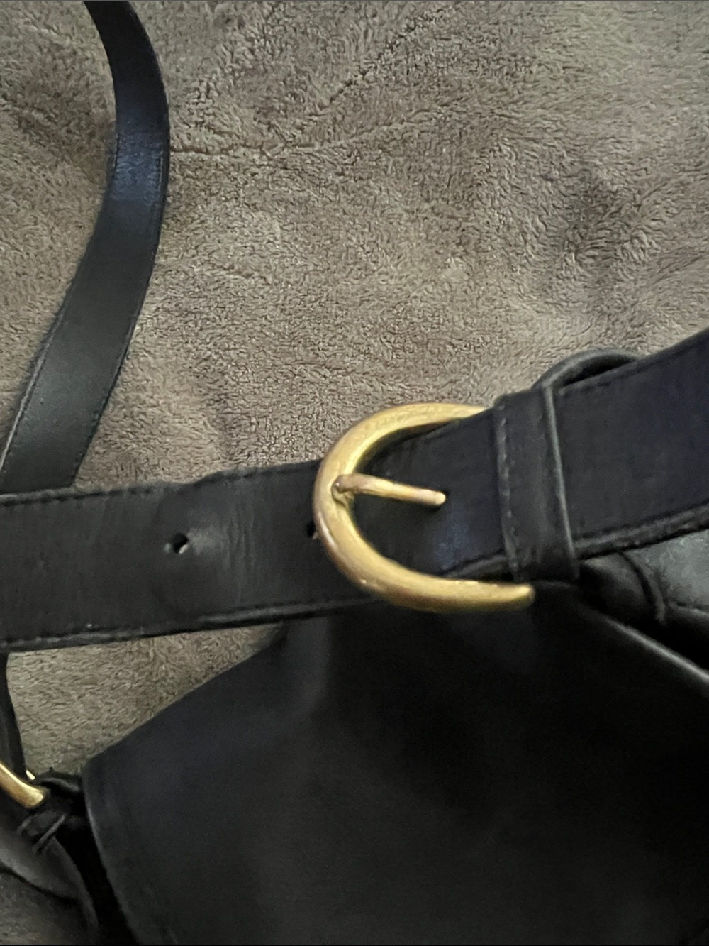 Vintage Coach Black Leather Flap Shoulder Bag No d71-4115 - Picture 10 of 10